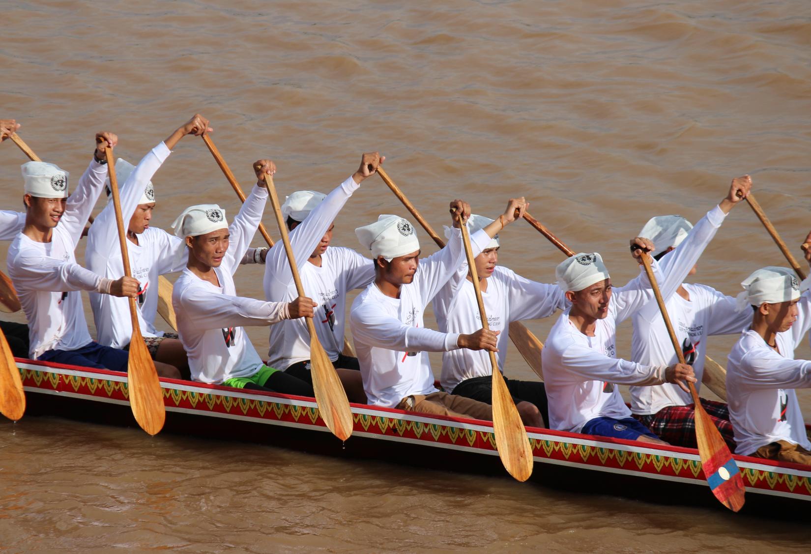 The UN-supported boat racing team in Lao PDR on a crusade against single-use plastics.