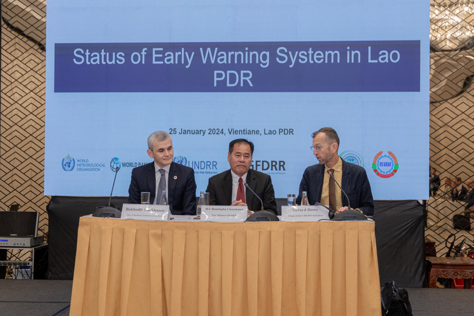 Status of Early Warning System in Lao PDR