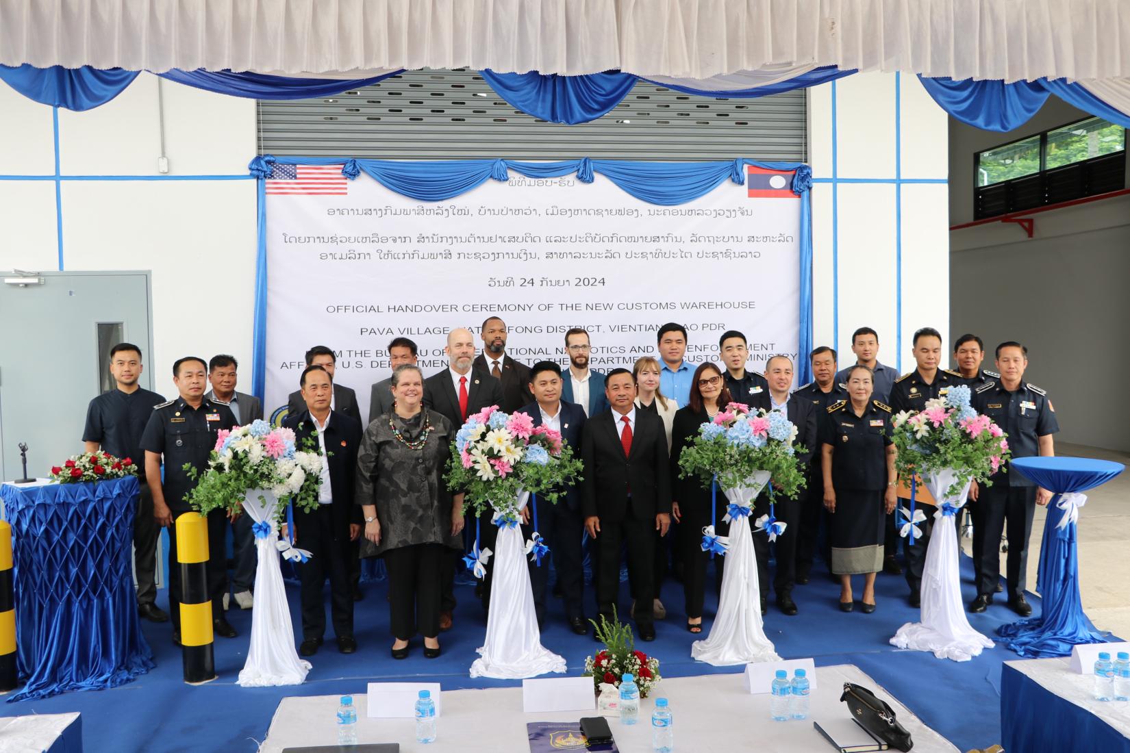 Warehouse Handover in Vientiane for Enhanced Border Management (UNOPS)