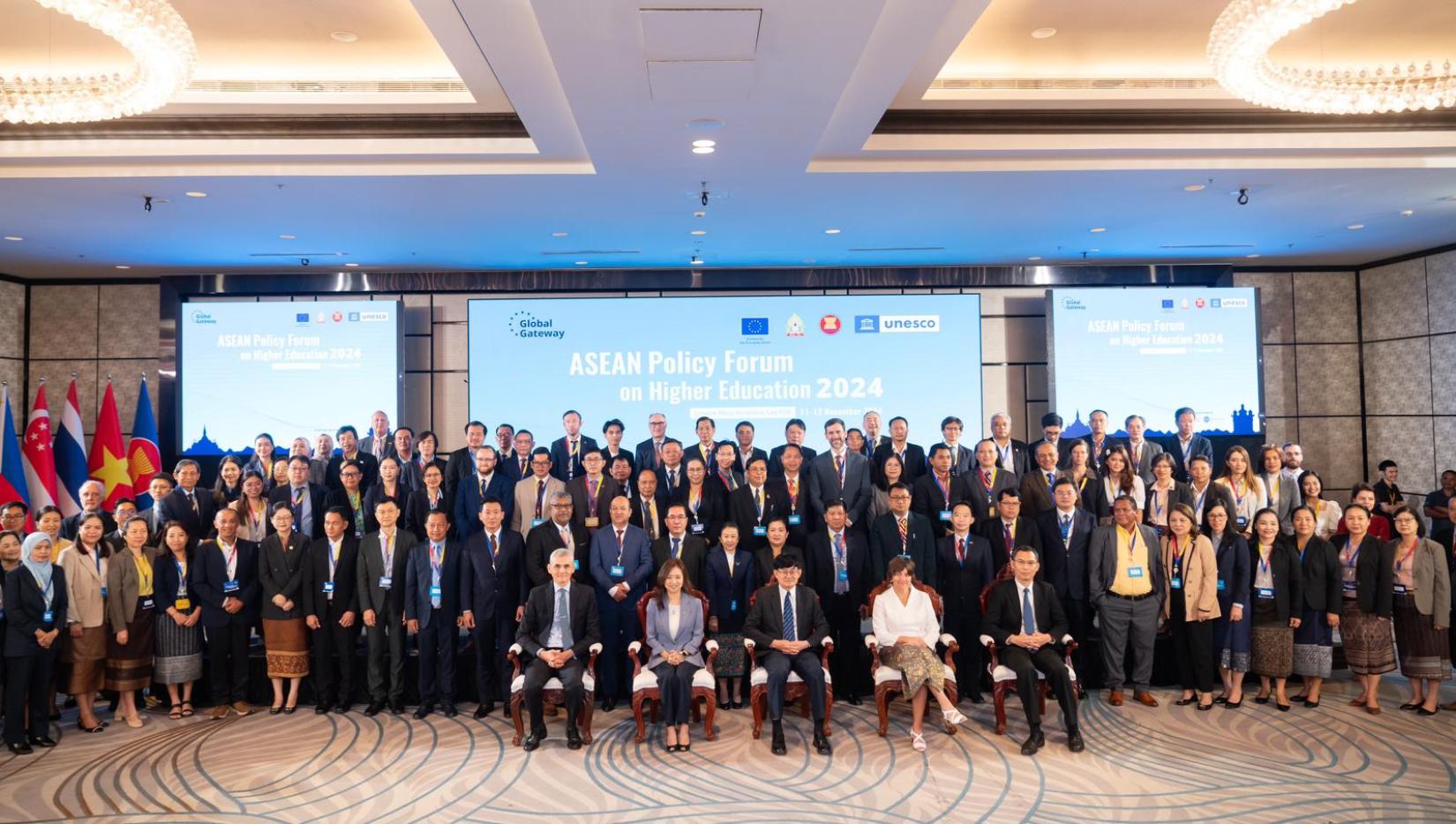 Group photo for ASEAN Policy Forum on Higher Education 2024